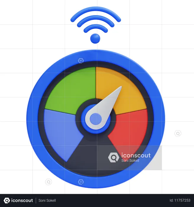 Intelligentes Messgerät  3D Icon