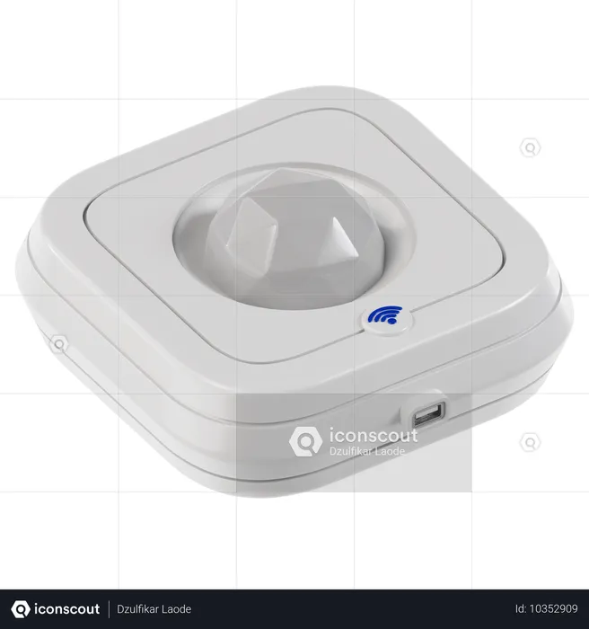 Smart Motion Sensor  3D Icon