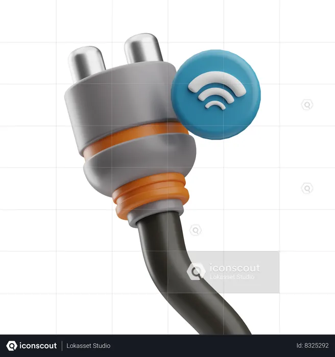 Smart Plug  3D Icon