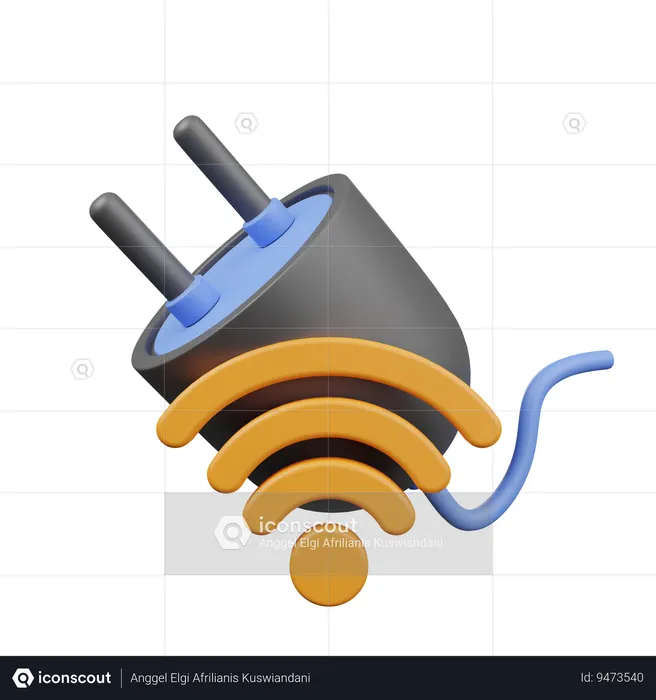 Smart Plug  3D Icon