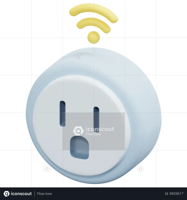 Smart Plug  3D Icon