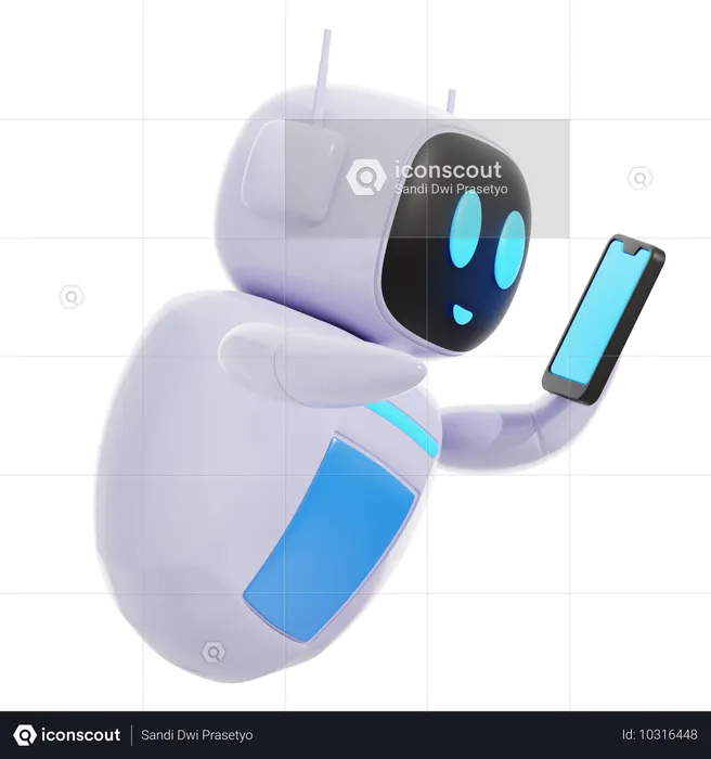 Smart Robot Learning With Mobile  3D Icon