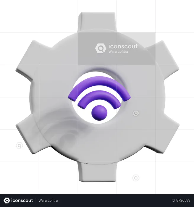 Smart Settings  3D Icon