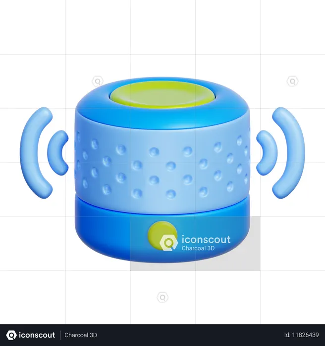 Smart Speaker  3D Icon