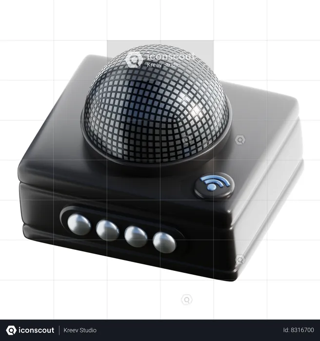 Smart Speaker  3D Icon