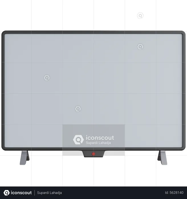 Smart Television  3D Icon