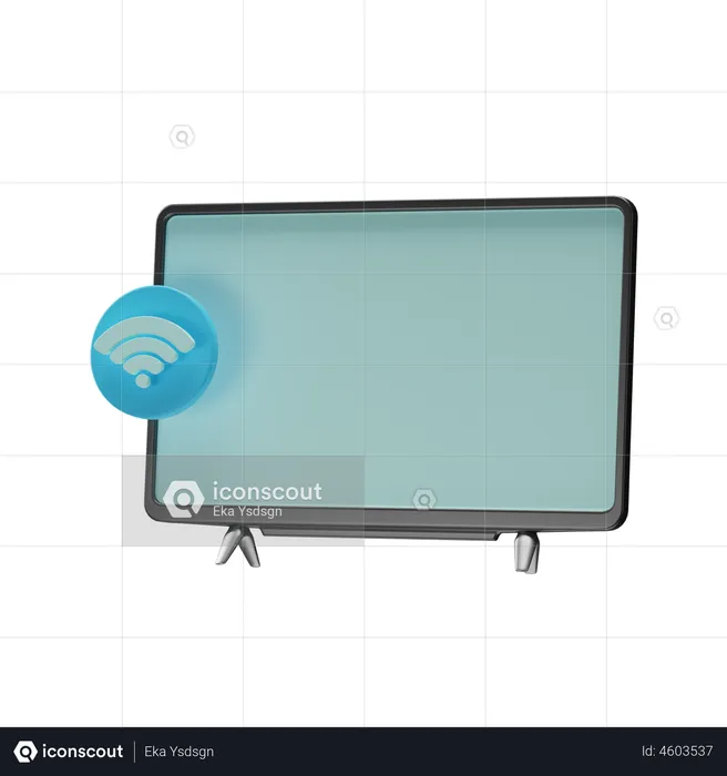 Smart Tv  3D Illustration