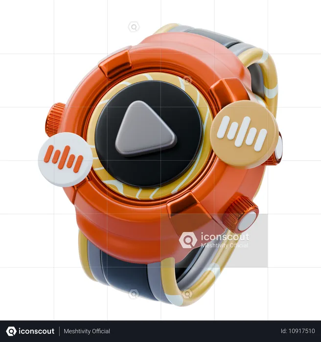 Smart Watch  3D Icon