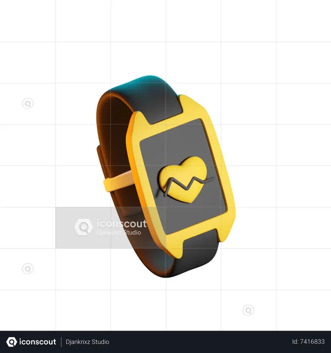 Smart Watch  3D Icon