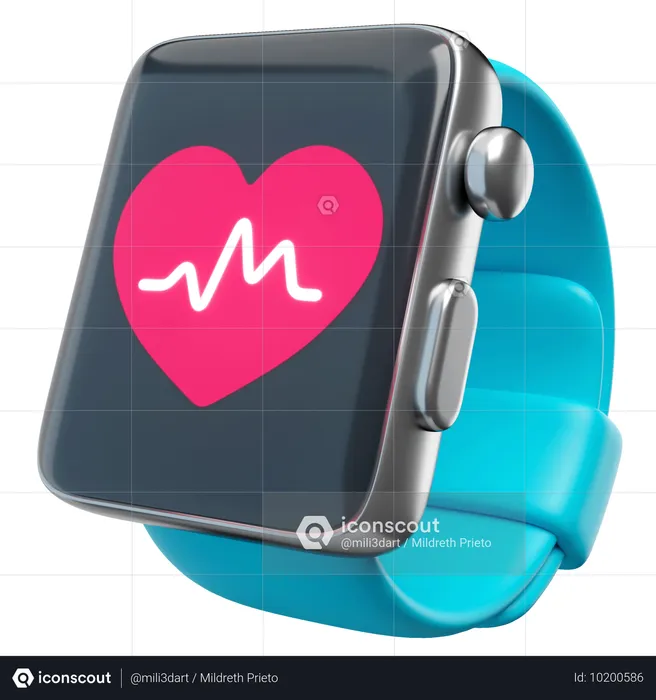 Smart Watch  3D Icon