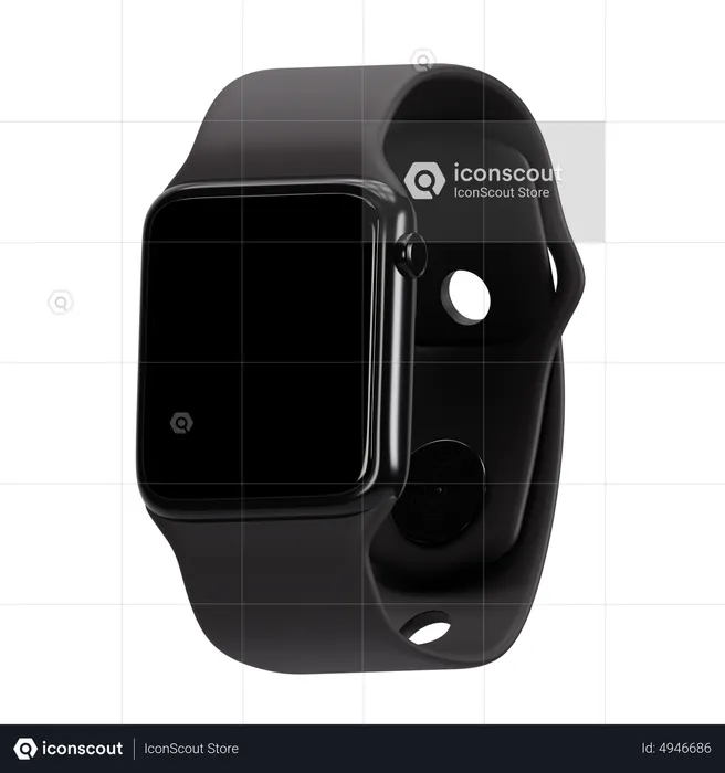Smart Watch  3D Icon