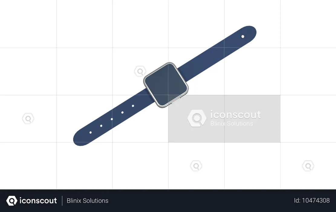 Smart Watch  3D Icon