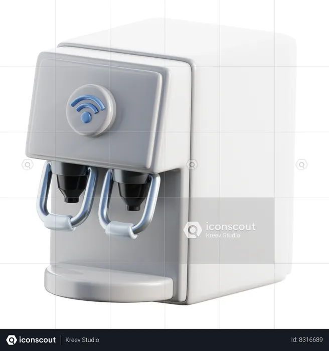Smart Water Purifier  3D Icon
