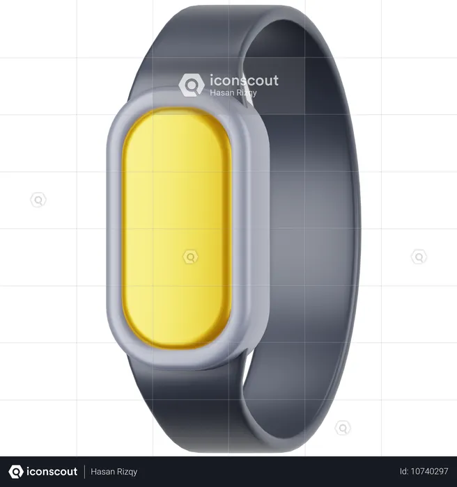 Smartband  3D Icon