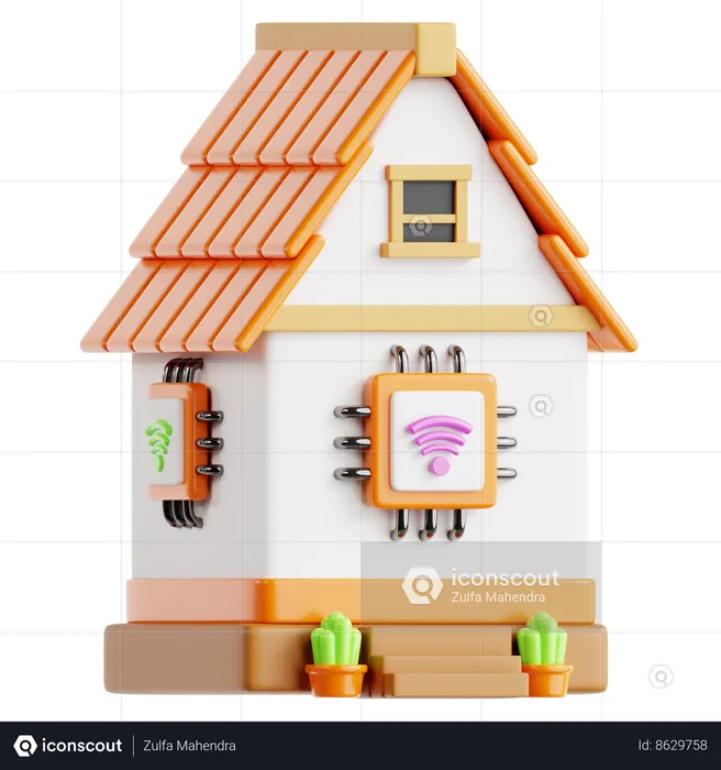 Smarthouse  3D Icon