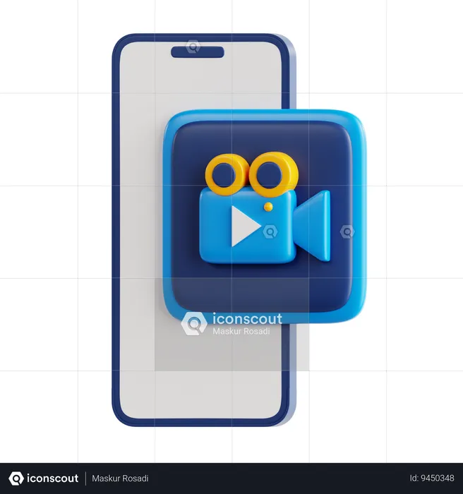 Smarthphone  3D Icon