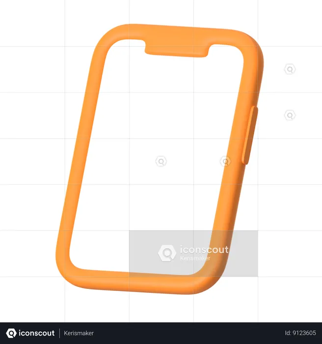 Téléphone intelligent  3D Icon