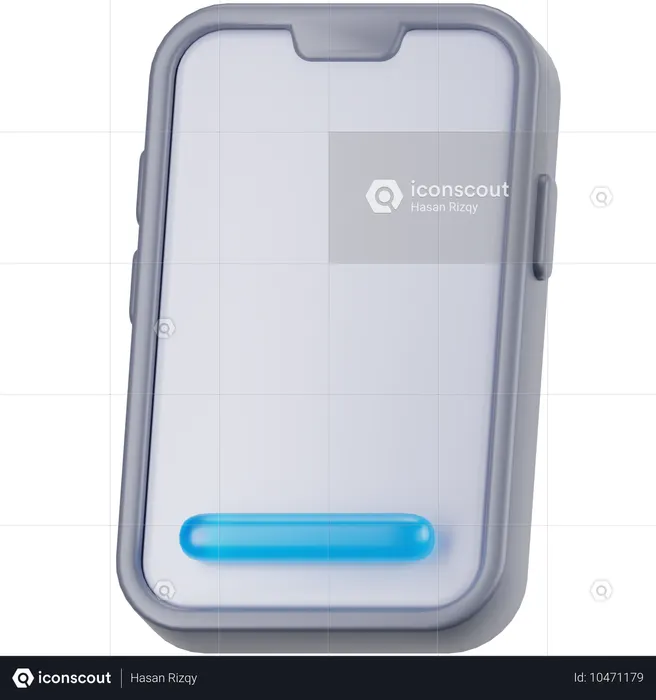 Téléphone intelligent  3D Icon