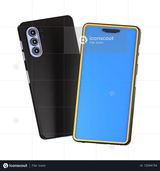 Téléphone intelligent  3D Icon