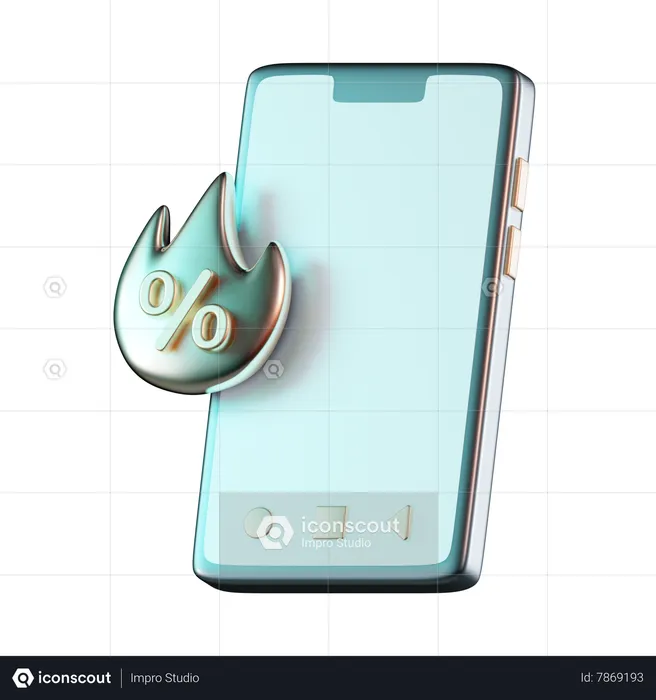 Venta caliente de teléfonos inteligentes  3D Icon