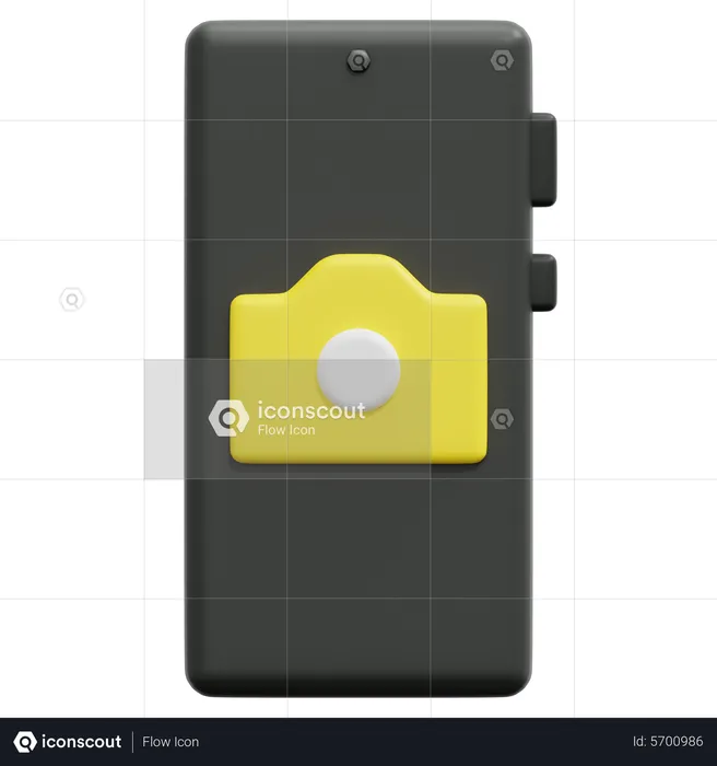 Smartphone Camera  3D Icon