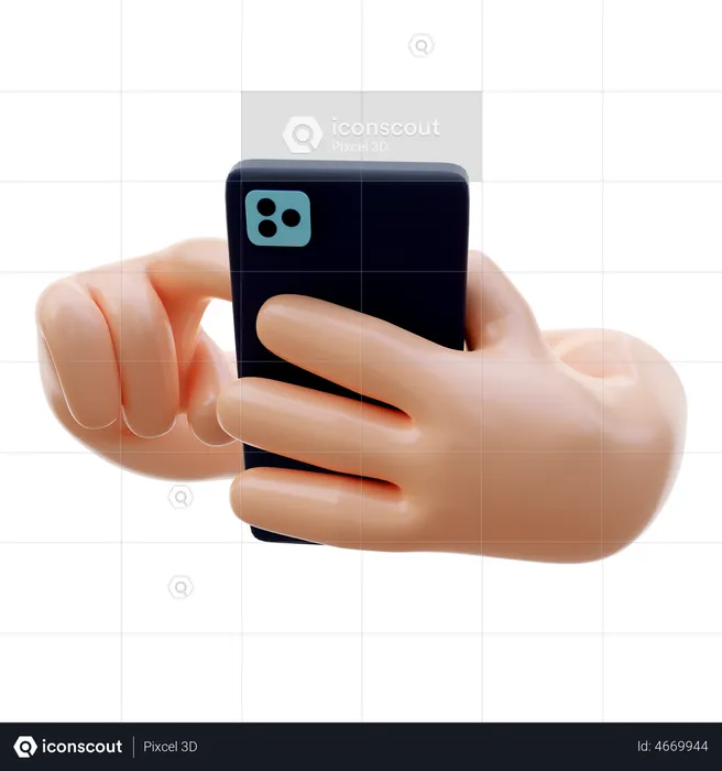 Smartphone payment  3D Illustration