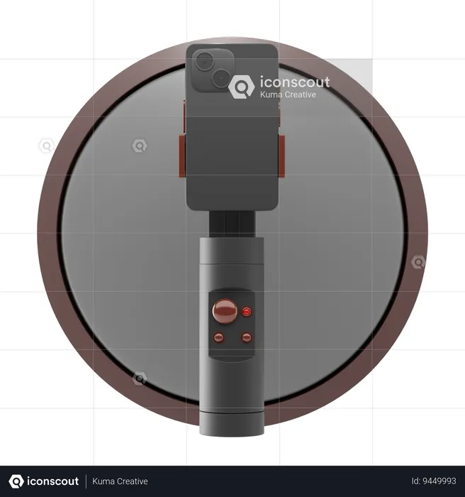 Smartphone With Gimbal  3D Icon