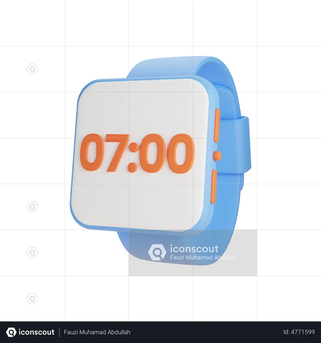 Smartwatch  3D Illustration