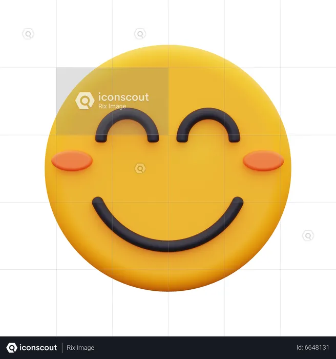 Smile Emoji 3D Icon