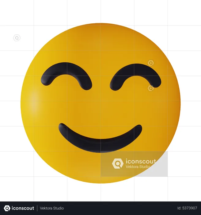 Smile Emoji 3D Icon Download In PNG, OBJ Or Blend Format, 48% OFF