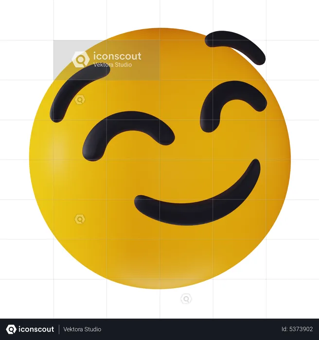 Smile Emoji 3D Icon
