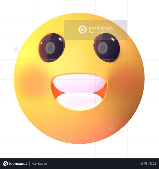 Smile Emoji 3D Icon
