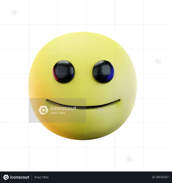 Smile Emoji Emoji 3D Icon