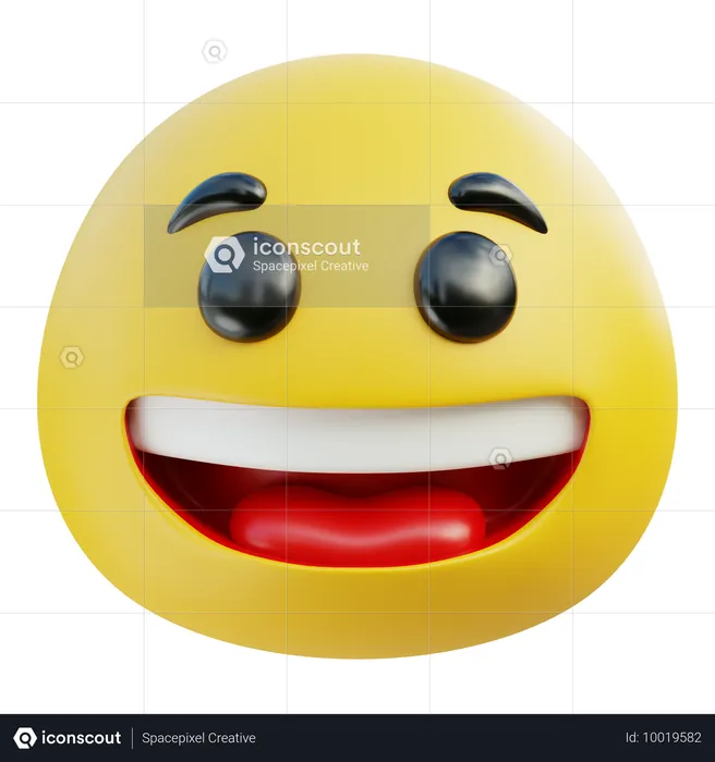 笑顔の絵文字 Emoji 3D Icon