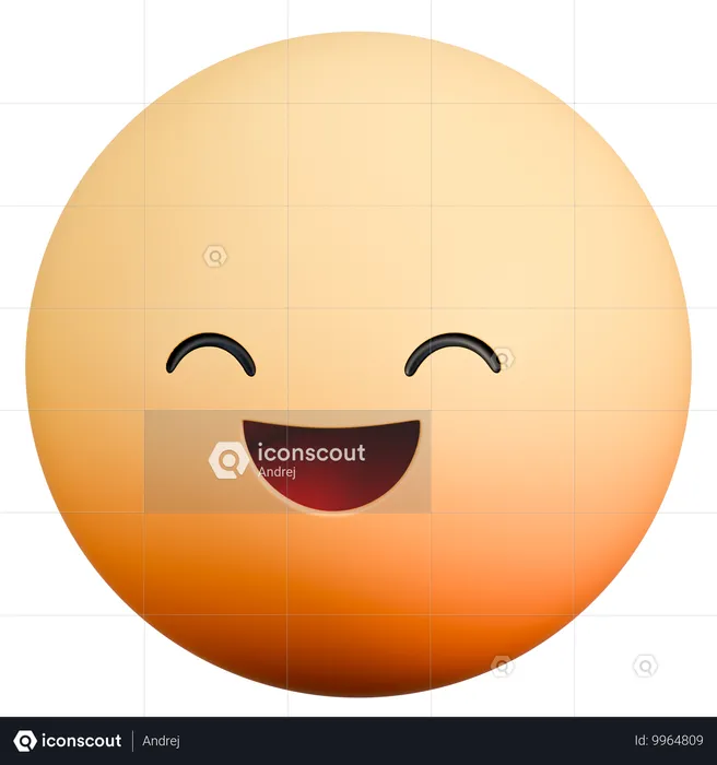 Smile Emoji Emoji 3D Icon