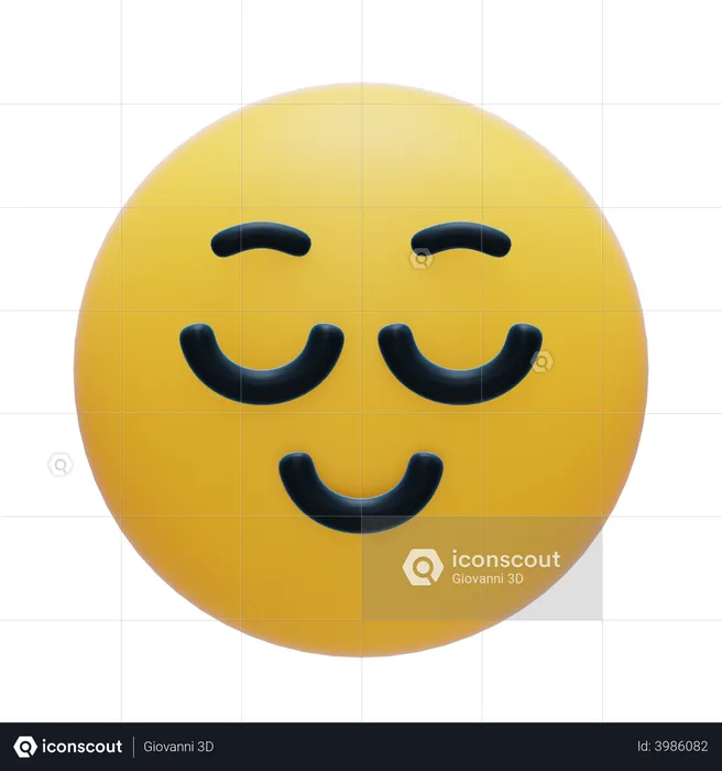 Smiley Emoji 3D Icon