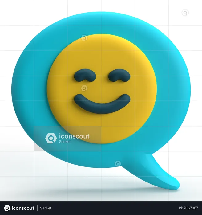 Smiley Chat  3D Icon