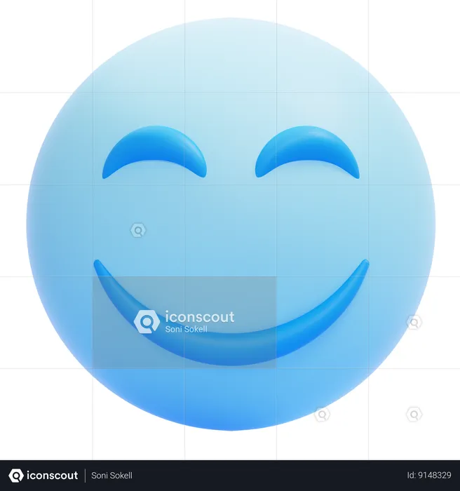 Smiley Emoji  3D Icon
