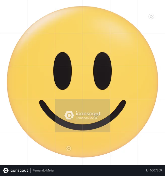 Smiley Emoji  3D Icon