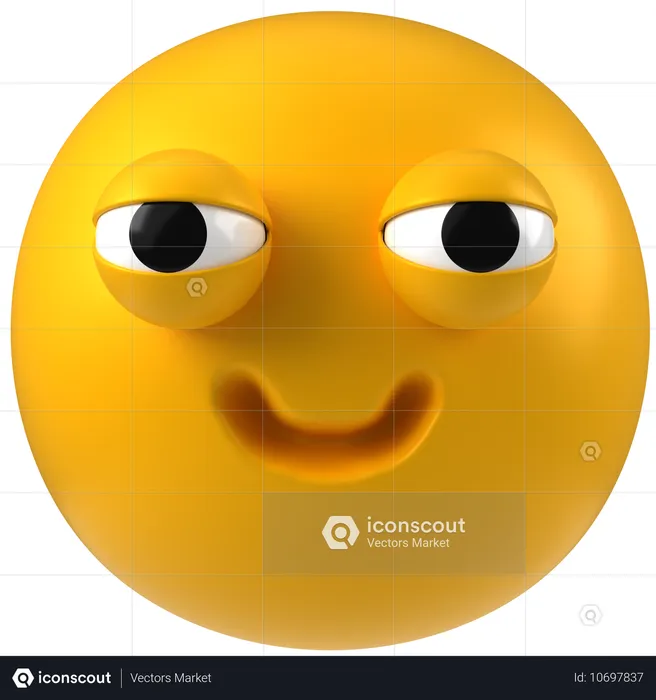 Smiling Emoji  3D Icon