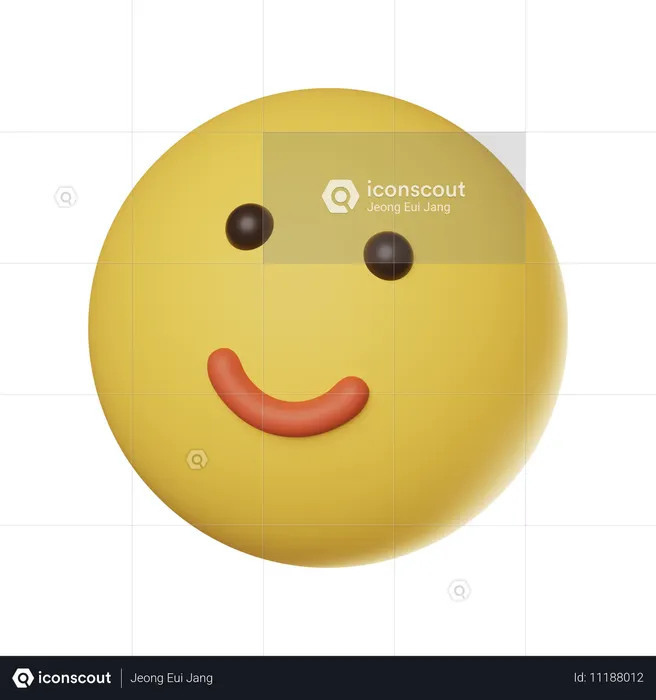 笑顔の顔文字 Emoji 3D Icon