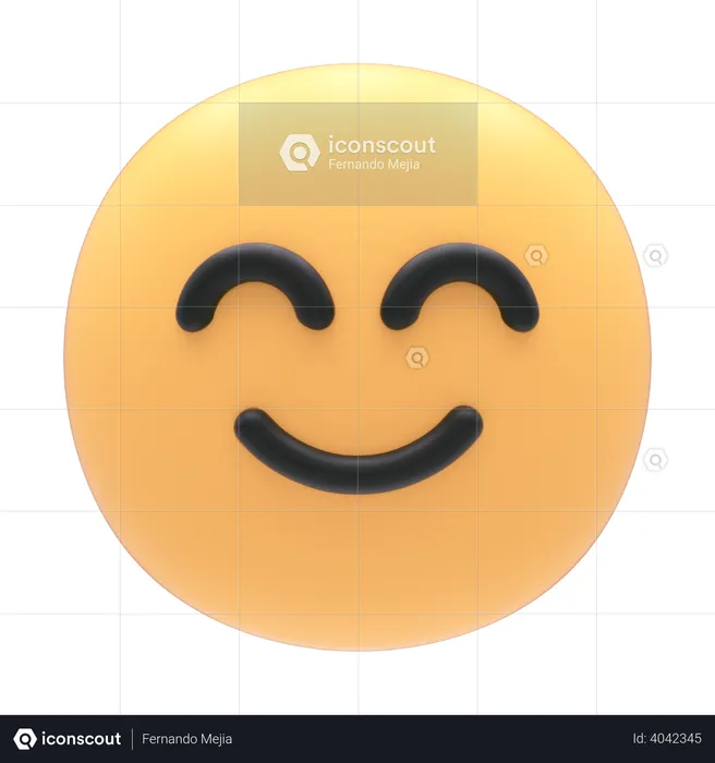 Smiling Face With Halo Emoji 3D Icon