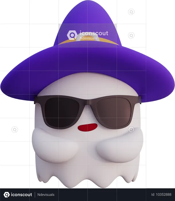 Smiling With Sunglasses  3D Icon