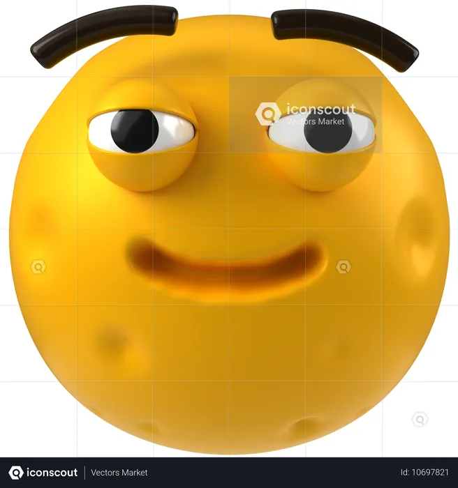 Smirking Emoji  3D Icon