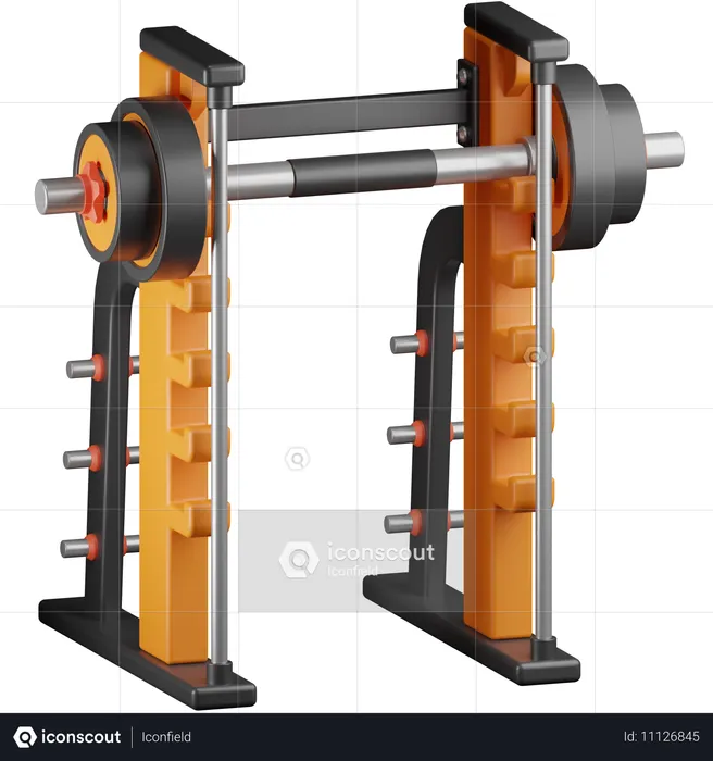 Smith Machine  3D Icon