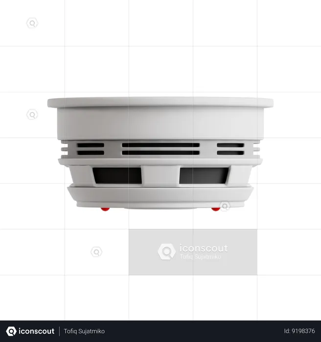 Smoke Alarm  3D Icon