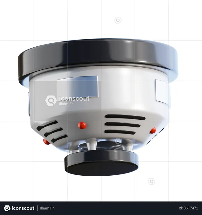 Smoke detector  3D Icon