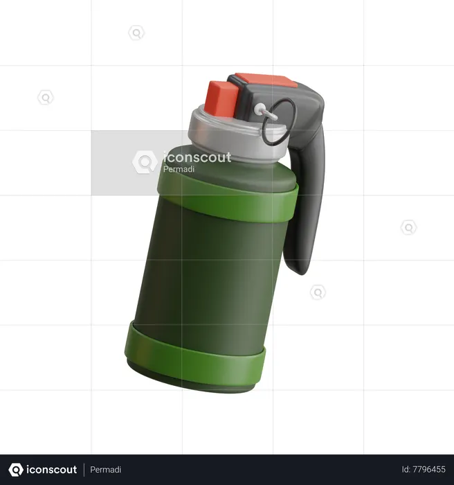 Smoke Grenade  3D Icon