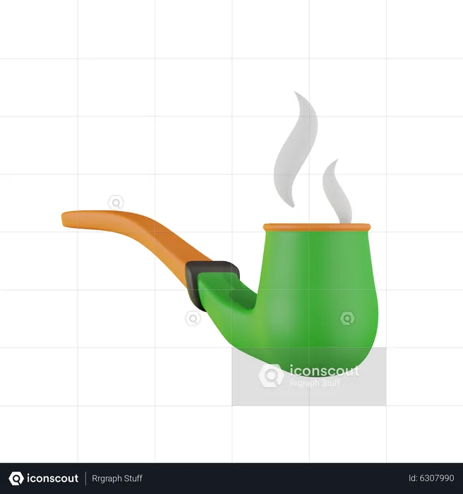 Smoke Pipe  3D Icon