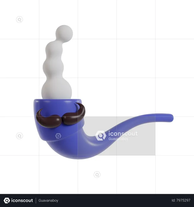 Smoking Pipe  3D Icon